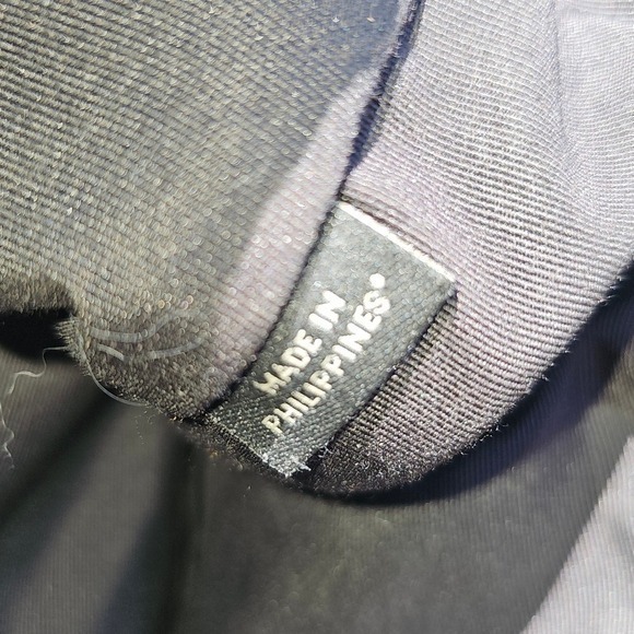 Coach Black Pebbled Leather Handbag Purse Satchel with silver hardware med / lg - Picture 9 of 14